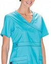 Dickies 817355 Youtility Women's Mock Wrap Scrub Top