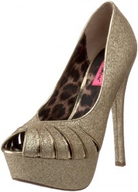 Betsey Johnson Women's Breann-G Open-Toe Pump