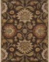 Area Rug 2x4 Hearth Traditional Chocolate Color - Surya Caesar Rug from RugPal