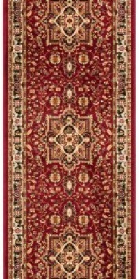 Area Rug 2x8 Runner Traditional Red - Black Color - Safavieh Lyndhurst Rug from RugPal