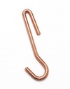 Old Dutch Straight Pot Rack Hooks, Copper, Set of 4