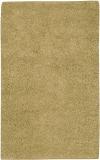 Area Rug 3x5 Rectangle Shag Gold Color - Surya Aros Rug from RugPal