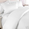 1200 Series TWIN Size EXTRA LONG, Microfiber 3pc Bed Sheet Set, Deep Pocket, SNOW WHITE