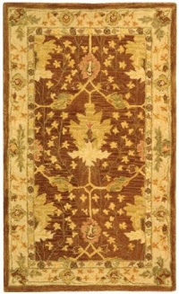 Area Rug 3x5 Rectangle Traditional Brown Color - Safavieh Anatolia Rug from RugPal