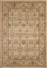 Area Rug 5x7 Rectangle Traditional Ivory Color - Momeni Belmont Rug from RugPal