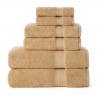 SPA 800 - 6 Piece Towel Set Harvest Gold by Cotton Craft - 7 Star Hotel Bath Collection Pure 800 Gram Cotton - Superior 2 ply combed cotton - Oversized and extra heavy weight - Each set contains 2 Oversized Large Bath Towels 30x56, 2 Hand Towels 20x30, 2 