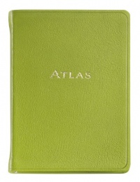 Graphic Image The Traveler's Atlas, Goatskin Leather Lime (AUWMRBLGTILIM)