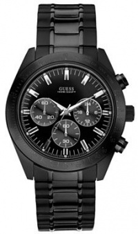 Guess Waterpro All Black Chronograph Bracelet Men's Watch #U15055G1