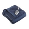 Sunbeam Royal Nights Heated Blanket, Twin, Navy