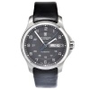 Victorinox Swiss Army Men's 241546.1 Leather Officers Automatic Analog Grey Dial Watch