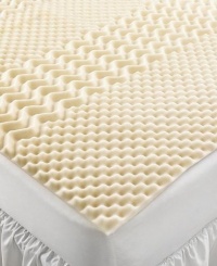 Home Design Visco 5 Zone Queen Foam Mattress Pad