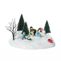 Department 56 Village Building A Snowman Animated Accessory