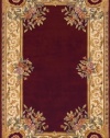 Momeni Harmony Burgundy Rug Round 4'