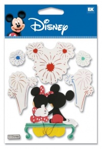 Disney Fireworks Mickey Dimensional Sticker