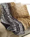 Take a walk on the wild side. In a sassy leopard or zebra pattern, this Animal Print throw from Charter Club outfits your space with ultra-soft faux fur, perfect for cool days and nights.