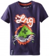 LRG - Kids Boys 2-7 Little Tree Ripper Tee, Navy, 6