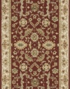 Area Rug 8x10 Rectangle Indoor/Outdoor Burgundy Color - Momeni Veranda Rug from RugPal