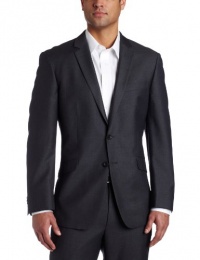 Kenneth Cole Reaction Men's Gray Solid Suit Separate Coat