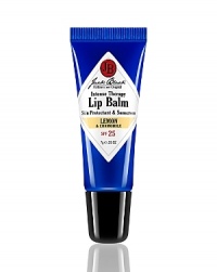 Enriched with superior skin conditioners and antioxidants, this emollient balm soothes and relieves dry, chapped, irritated lips. Unlike waxy sticks, it penetrates quickly to provide instant relief. Offers broad-spectrum sun protection with an SPF of 25; also guards against windburn and temperature extremes. Contains lemon and chamomile to refresh and calm. Fragrance-free. Colorant-free. Dermatologist tested.