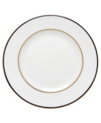 Set the table with poise and purpose. The Library Lane dinner plates from kate spade new york feature zesty color combinations that appeal to your inner artist.