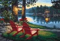 Dimensions Needlecrafts Paintworks Paint By Number, Adirondack Evening