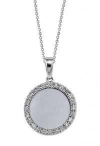 Effy Jewlery White Mother of Pearl and Diamond Pendant, .12 TCW