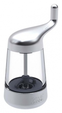 Joseph Joseph Wind and Grind Easy Grind Salt and Pepper Mill, Chrome