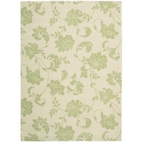 Nourison RS014-GRE Home & Garden Green Rug Rug Size: 10' x 13'