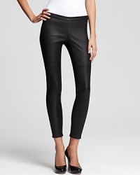 Smooth, luxe-touch leather Joie leggings feel like a luxurious second skin and bring your inner rock star to center stage.