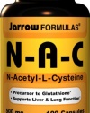 Jarrow Formulas N-A-C (N-Acetyl-L-Cysteine), 500mg, 100 Capsules