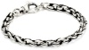 Zina Sterling Silver Men's Collection Wrap Men's Link Bracelet