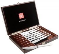 Wusthof 8pcsteak 8-Piece Stainless-Steel Steak Knife Set with Wooden Gift Box