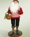 Deck the Halls Santa Figurine