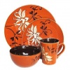 American Atelier Mirabel Paprika 16-Piece Dinnerware Set