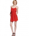 BCBGeneration Women's Double Tier Bodice Dress, Cardinal, Medium