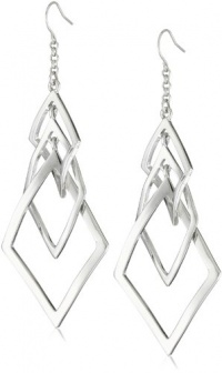 Kenneth Cole New York Modern Edge Geometric 3 Link Drop Earrings