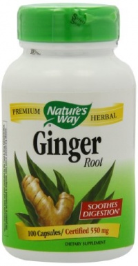 Nature's Way Ginger Root, 550 mg, 100  Capsules