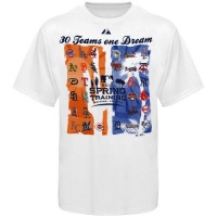 MLB Majestic 2011 Spring Training Youth White 30 Dreams T-shirt