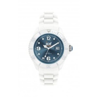 Ice Men's SIWJBS10 Ice-White Jeans Blue Dial with White Bracelet Watch