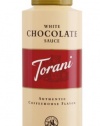 Torani White Chocolate Sauce, 16.5-Ounce Bottles (Pack of 6)