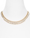 Make your chips count with this delicate collar necklace from kate spade new york. Crafted of gold-plated metal and accented by glass stations, it's pretty-prismatic.