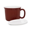 Corningware Colours 20-Ounce Mug with Cover, Red