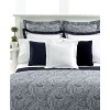 Lauren Suite by Ralph Lauren Navy Paisley Duvet Cover; KING