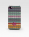 A woven, stripe print design that snaps over your iPhone® for a stylish cover.Plastic2½W X 4¾H X ½DImportedPlease note: iPhone® not included.