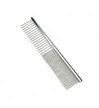 Safari Grooming 7-1/4-Inch Long Comb for Dogs, Stainless Steel