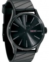 NIXON Men's NXA027001 All Black Ion-Plated Watch