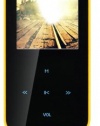 Latte LP-IPEARLS4GYLW 4 GB MP3 Player with 1.8-Inch Screen, FM Radio, Video Playback and Memory Expansion (up to 16GB) - Yellow