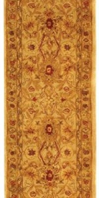 Area Rug 2x8 Runner Traditional Ivory - Sage Color - Safavieh Anatolia Rug from RugPal