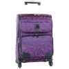 Diane Von Furstenberg Luggage Signature 20 Inch Expandable Spinner, Denim/Fuschia, One Size