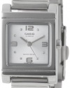 Casio Women's LTP1237D-7A Silver-Tone Shell White Dial Watch